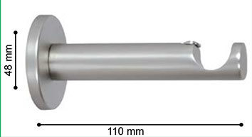 Recopilación las Barras de Cortina Crear Vorhangstange Metal Ø 19mm Acero Inox 