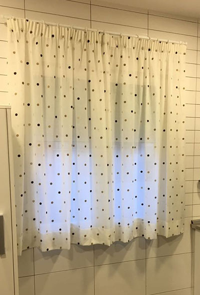 cortina fruncida