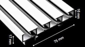 RIEL DE PANEL JAPONES DE 4 VIAS