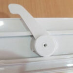 como colocar riel para panel japones