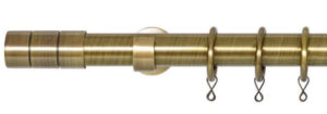 barra cortinas bronce