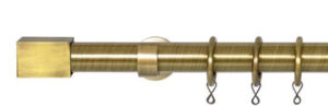 barra para cortinas en bronce
