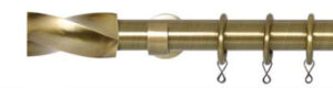 barra de cortinas bronce