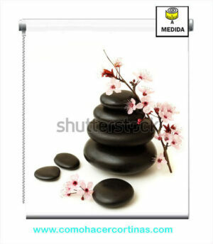 estor enrollable para ducha