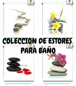 COLECCION DE ESTORES PARA BAÑOS