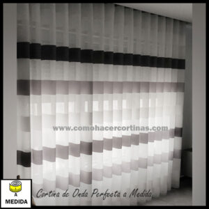cortina onda perfecta rayas horizontales