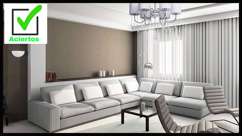 CORTINAS CLARAS EN SALON