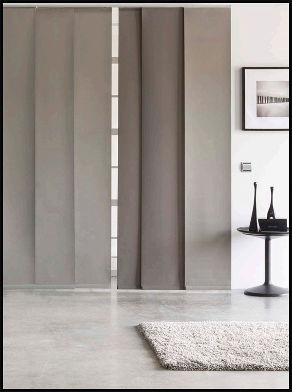 CORTINA DE MODA PANEL JAPONES LISO