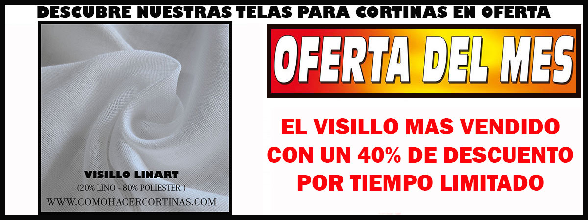 VISILLO DE LINO EN OFERTA