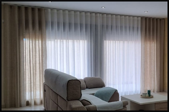 cortinas y visillos con onda perfecta