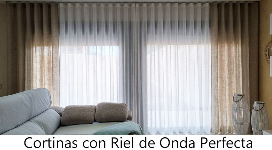 Rieles para cortinas Riel de Cortina Riel de cortina de techo, Riel doble  for cortinas Con