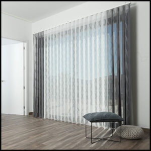 CORTINAS NOCHE Y DIA VERTICALES ESTAMPADA GEOMETRICO