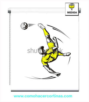 ESTOR DE FUTBOL EQUIPO AMARILLO